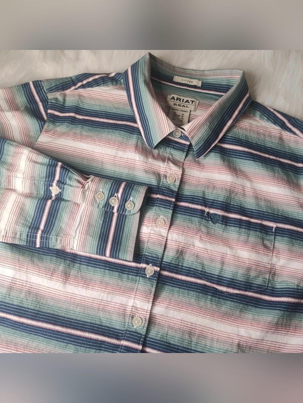 Ariat Multi Striped Button-Down Shirt